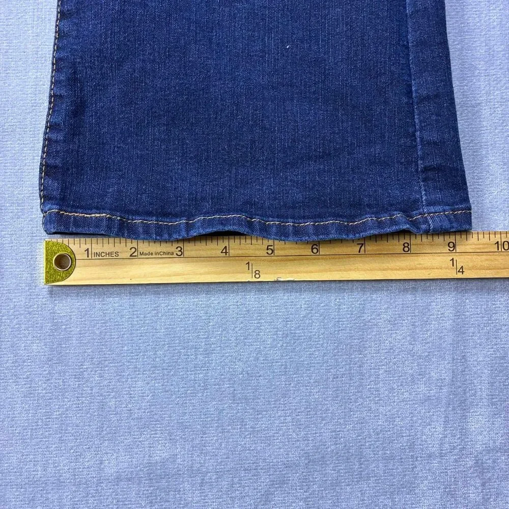 Signature Levi Strauss Gold Womens Bootcut Jeans Dark Wash Stretch Size 32x29 - Picture 8 of 8